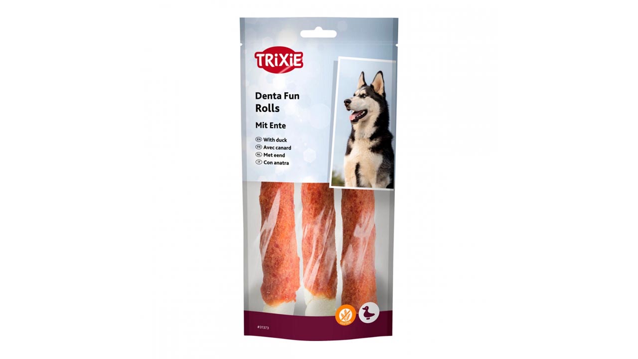 تشویقی سگ تریکسی دورپیچ اردک متوسط 3عددی Trixie